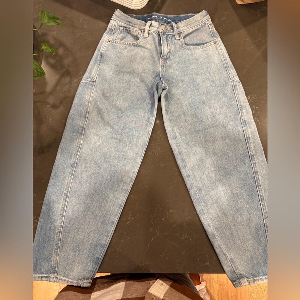 Girls Old Navy Jeans Barrel Leg size 10